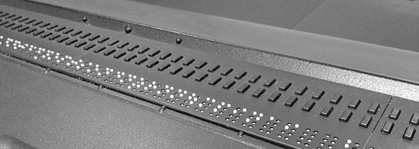 a refreshable braille device