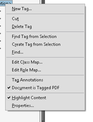 Dialog box for New Tag with Type field showing Caption selected from the dropdown