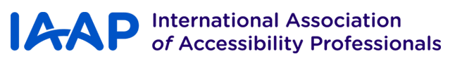 IAAP International Association of Accessibility Professionals